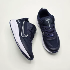 کفش و کتانی اسپرت مردانه و زنانه مدل نایک زوم NIKE_ZOOM رنگ سرمه ای سفید