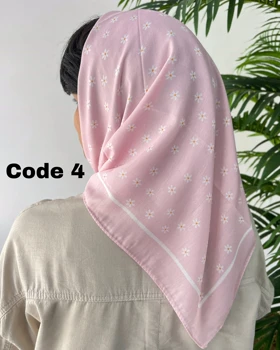 مینی اسکارف صورتی تابستانه 4475