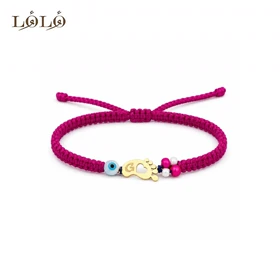 دستبند رد پا دخترانه نقره