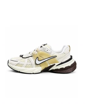 کفش کتانی زنانه نایکی v2k کرم قهوه ای Nike V2k