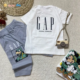 تیشرت شلوارک پسرانه GAP پنبه 2 تا 7 سال