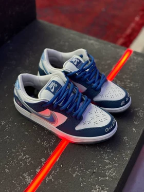 کتانی نایک اس بی دانک بدون ساق آبی بورن رایسد Nike SB Dunk Low "Born x Raised" sneakers
