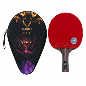 راکت پینگ پنگ LOKI سه ستاره سری 202 R به همراه کاور