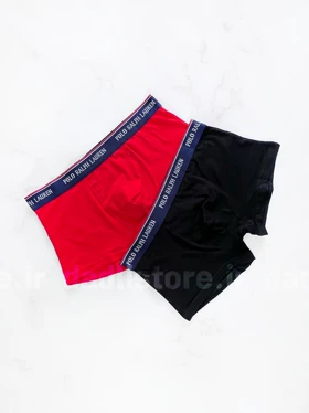 شورت نخ پنبه پادار جعبه ای مردانه پولو Polo