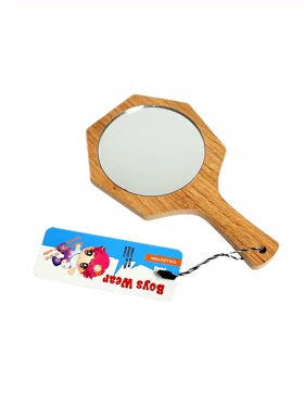 آیینه دسته دار چوبی مدل W301