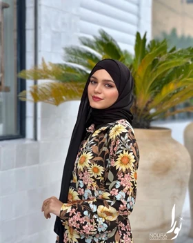 پیراهن سامینا طرح آفتابگردان