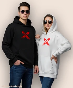 هودی مردانه و زنانه طرح اسکلت مرگ کد 930