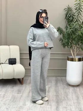 ست بافت و شلوار پونه
