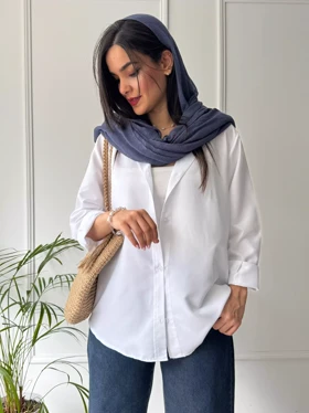 شومیز سفید Basic