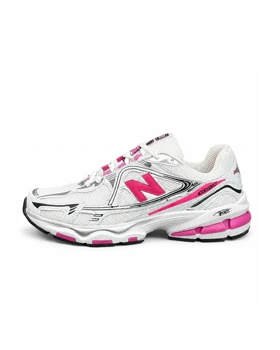 کفش کتانی مردانه مدل نیوبالانس سفید صورتی New BALANCE 740
