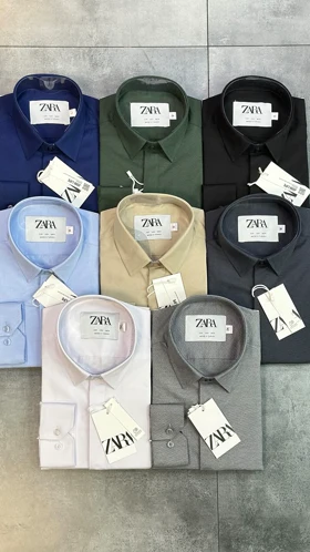 پیراهن قاپک مخفی zara