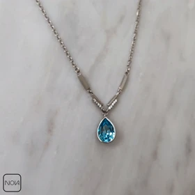 گردنبند نقره سواروسکی