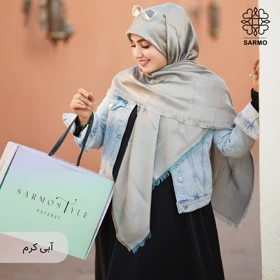 روسری ژاکارد رونا خطی