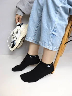 جوراب مچی نایکی سفید - مشکی