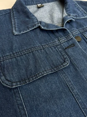 ست کت و شلوارک جین کد 3636