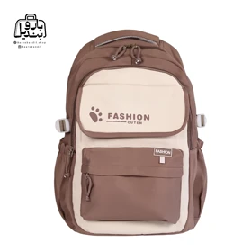 کوله‌پشتی مدرسه فشن Fashion کد 3504 (شکلاتی)
