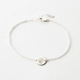دستبند نقره حکاکی "کالکشن فلورا | گل ها" کد 0314