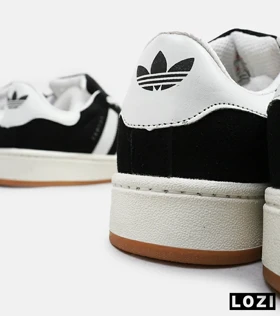 کفش کتانی مردانه و زنانه مشکی سفید ADIDAS Campus