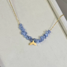 دستبند و گردنبند سنگ زبرجد تراش چیپسی