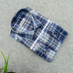 پیراهن طرحدار مردانه قواره ازاد ( قواره کلاسیک ) _ استین بلند