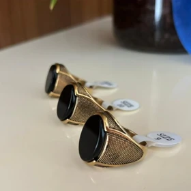 انگشتر استیل رنگ ثابت مردانه کد tw10005