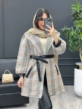 پالتو سر آستین چرم