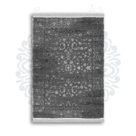 *جدید* فرشینه از جنس پارچه شانل مخمل ترک طرح فانتزی برند دفه کد 892