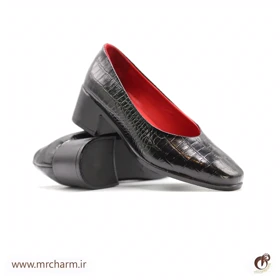 کفش چرم مجلسی زنانه mrc2111-82