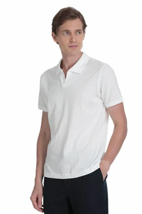 تیشرت یقه پولو مردانه hatemoglu