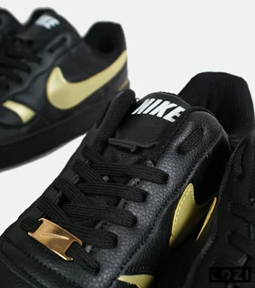 کفش کتانی مردانه و زنانه مشکی طلایی نایک Nike Gama Force Sail