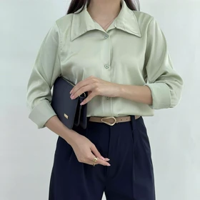 شومیز ساتن 1008544