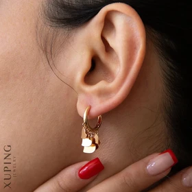 گوشواره آویز قلبی ژوپینگ کد 152