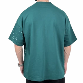 تیشرت آستین کوتاه مردانه سبز دونخ مدل ETERNALFLARE