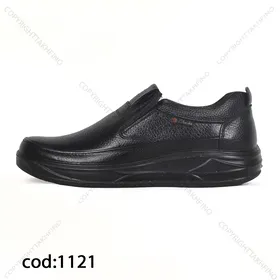 کفش مردانه چرم طبیعی تبریز clarks تمام مشکی