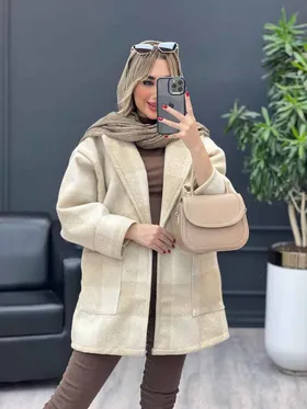 پالتو جلو باز یقه انگلیسی