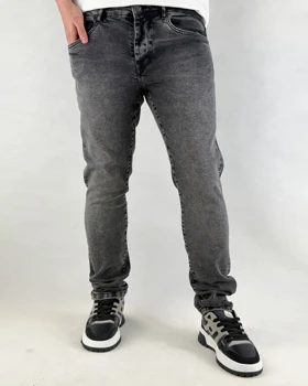 شلوار جین مردانه اسلیم فیت رنگ زغالی ronak dsquared