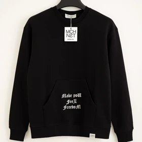 دورس یقه گرد مشکی طرحدار پارچه سه نخ پنبه کیفیت بالا * فری سایز مناسب ایکس لارج و دو ایکس لارج