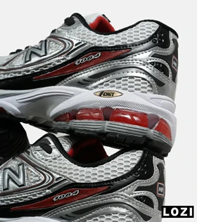 کفش کتانی مردانه و زنانه سفید قرمز مشکی NEW BALANCE 1064