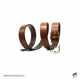 کفش مردانه چرم عسلی mrc5013