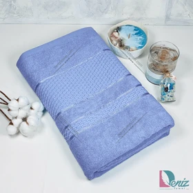 حوله حمامی منیل رنگ آبی لاجوردی