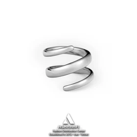 انگشتر زنانه طرح فنری Silver Spiral Ring