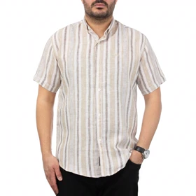 پیراهن آستین کوتاه کنفی مردانه تن کوک مدل 1211104