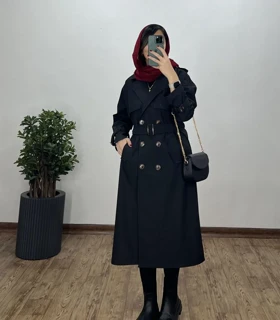 بارانی بلند ضد آب دنیز