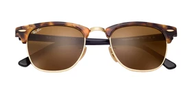 عینک آفتابی RayBan 3016 51 Clubmaster Fleck Brown Classic B 15