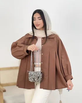 مانتو جلوپیله ملیکا(2)کد:5006