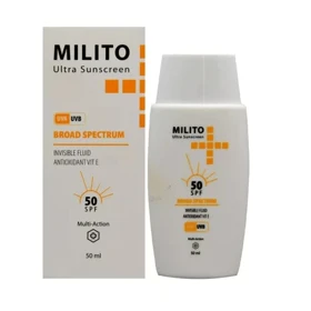 ضد آفتاب فلوئیدی SPF50 میلیتو 50 میل