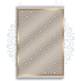 فرشینه از جنس پارچه هازان مخمل ترک طرح کلاسیک برند دفه کد DK 3
