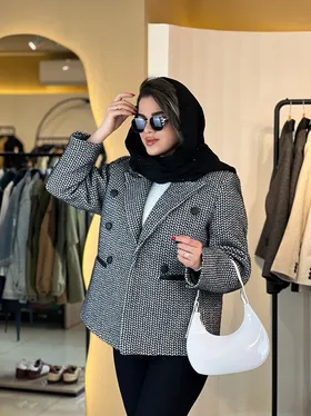 کت لمزور شش دکمه مشکی 120312