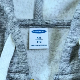Size XL-XXL سویشرت حوله ای اورجینال ( آکبند اتیکت دار ) برند معتبر و پرطرفدار Old Navy امریکا