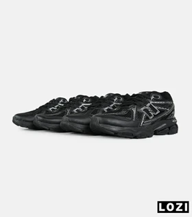 کفش کتانی بزرگ پا مشکی New Balance 1906R مدل 8304